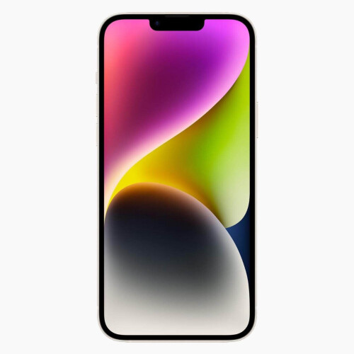 Refurbished iPhone 14 128 GB Wit Als nieuw + Nieuwe batterij