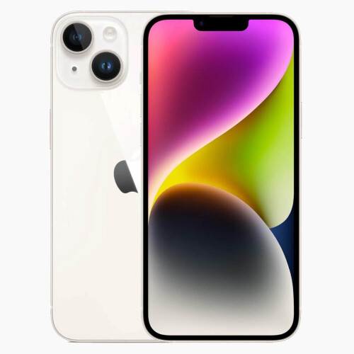 Refurbished iPhone 14 256 GB Wit Als nieuw Tweedehands