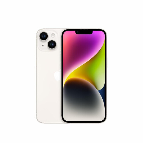 Refurbished iPhone 14 Plus 128 GB Wit Licht gebruikt Tweedehands
