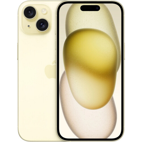 Refurbished iPhone 15 256GB Geel (Licht gebruikt) Tweedehands