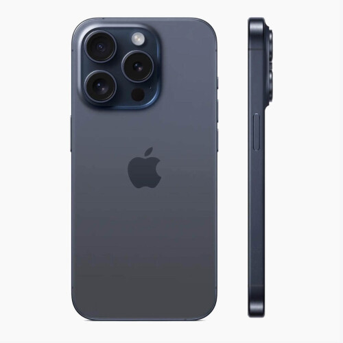 Refurbished iPhone 15 Pro 128 GB Titanium Blauw Als nieuw Tweedehands