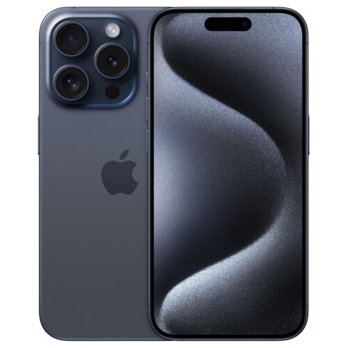 Refurbished iPhone 15 Pro 128 GB Titanium Blauw Licht gebruikt Tweedehands