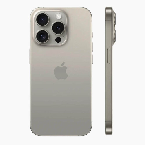 Refurbished iPhone 15 Pro 128 GB Titanium Zilver Licht gebruikt