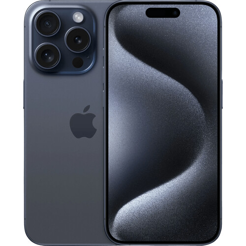 Refurbished iPhone 15 Pro 128GB Blue Titanium (Zo goed als nieuw) Tweedehands