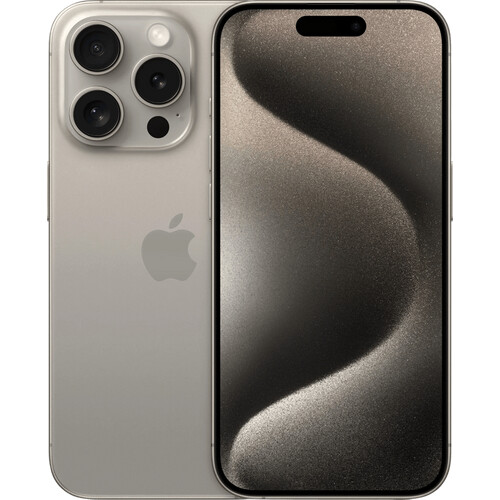 Refurbished iPhone 15 Pro 128GB Natural Titanium (Zo goed als nieuw) Tweedehands