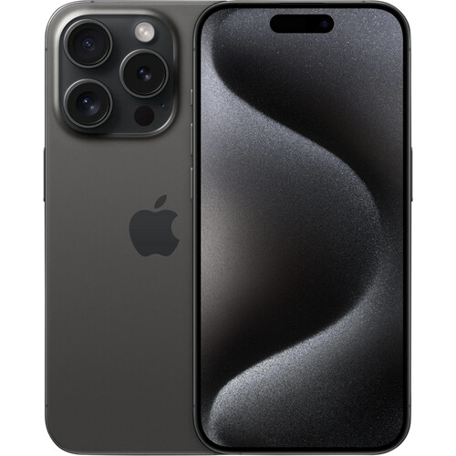 Refurbished iPhone 15 Pro 256GB Black Titanium (Zichtbaar gebruikt) Tweedehands
