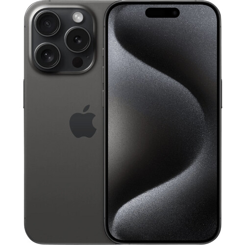 Refurbished iPhone 15 Pro 256GB Black Titanium (Zichtbaar gebruikt) Tweedehands