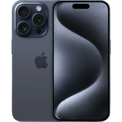 Refurbished iPhone 15 Pro 256GB Blue Titanium (Licht gebruikt) Tweedehands
