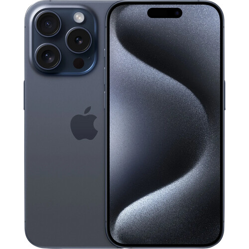 Refurbished iPhone 15 Pro 256GB Blue Titanium (Zichtbaar gebruikt) Tweedehands