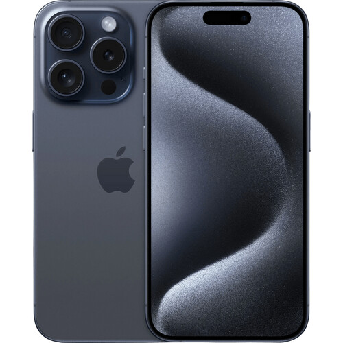 Refurbished iPhone 15 Pro 256GB Blue Titanium (Zo goed als nieuw) Tweedehands