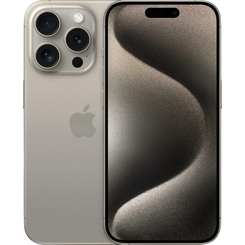 Refurbished iPhone 15 Pro 256GB Natural Titanium (Zo goed als nieuw) Tweedehands