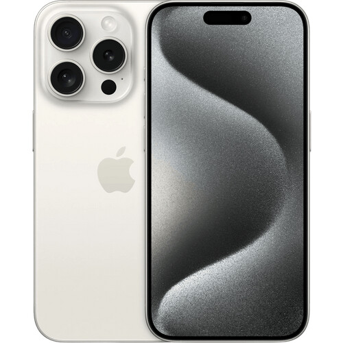 Refurbished iPhone 15 Pro 256GB White Titanium (Zo goed als nieuw) Tweedehands