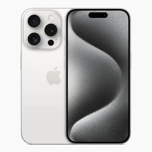 Refurbished iPhone 15 Pro Max 256 GB Titanium Wit Als nieuw Tweedehands
