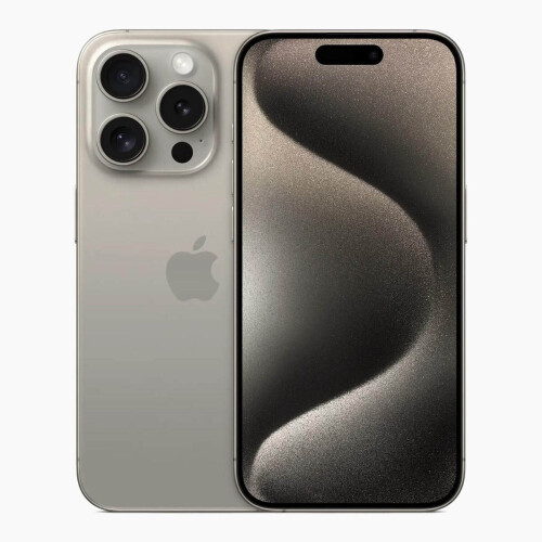 Refurbished iPhone 15 Pro Max 256 GB Titanium Zilver Licht gebruikt Tweedehands