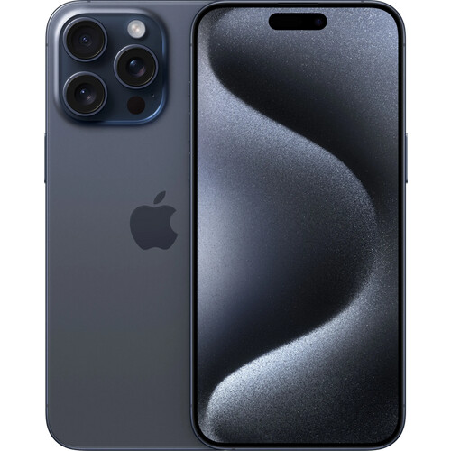 Refurbished iPhone 15 Pro Max 256GB Blue Titanium (Licht gebruikt) Tweedehands