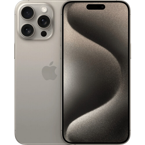 Refurbished iPhone 15 Pro Max 256GB Natural Titanium (Licht gebruikt) Tweedehands