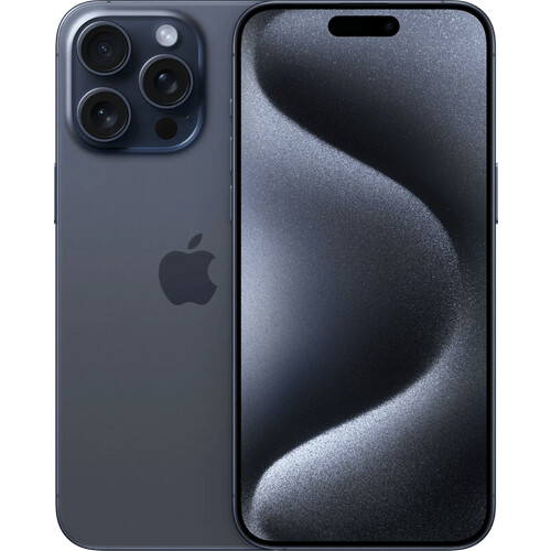 Refurbished iPhone 15 Pro Max 512GB Blue Titanium (Licht gebruikt) Tweedehands