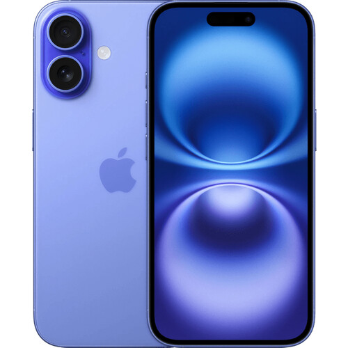 Refurbished iPhone 16 128GB Blauw (Zichtbaar gebruikt)