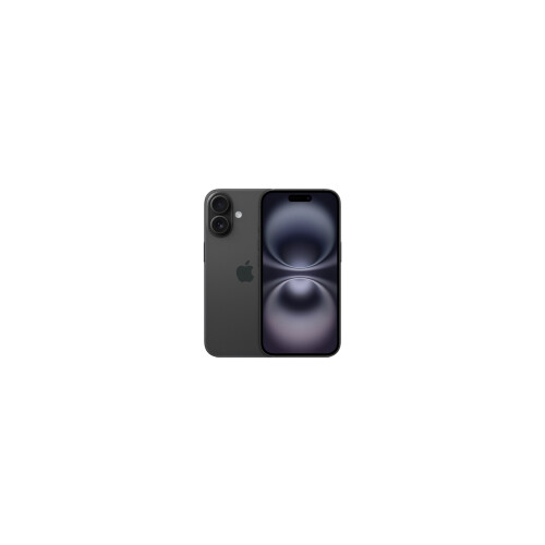 Refurbished iPhone 16 256 GB Zwart Als nieuw + Nieuwe batterij Tweedehands