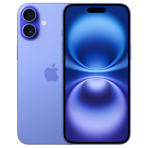 Refurbished iPhone 16 Plus 128 GB Blauw Als nieuw + Nieuwe batterij