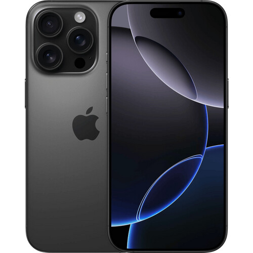 Refurbished iPhone 16 Pro 128GB Black Titanium (Zo goed als nieuw) Tweedehands