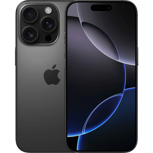 Refurbished iPhone 16 Pro 256GB Black Titanium (Zichtbaar gebruikt) Tweedehands