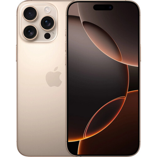 Refurbished iPhone 16 Pro Max 256GB Desert Titanium (Zo goed als nieuw) Tweedehands