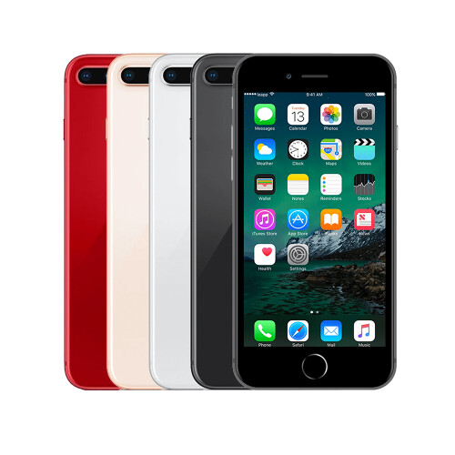 Refurbished iPhone 8 Plus 256 GB Rood Als nieuw