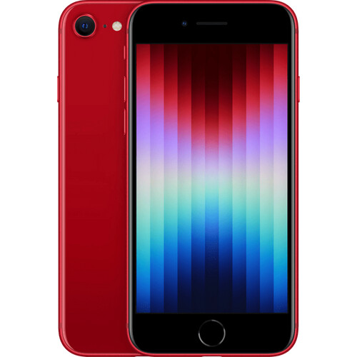 Refurbished iPhone SE 2022 128GB Rood (Zo goed als nieuw) Tweedehands