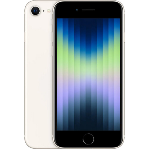 Refurbished iPhone SE 2022 128GB Wit (Licht gebruikt) Tweedehands
