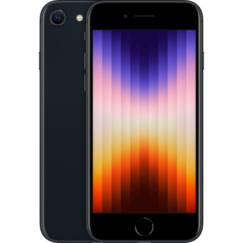 Refurbished iPhone SE 2022 128GB Zwart (Zo goed als nieuw) Tweedehands