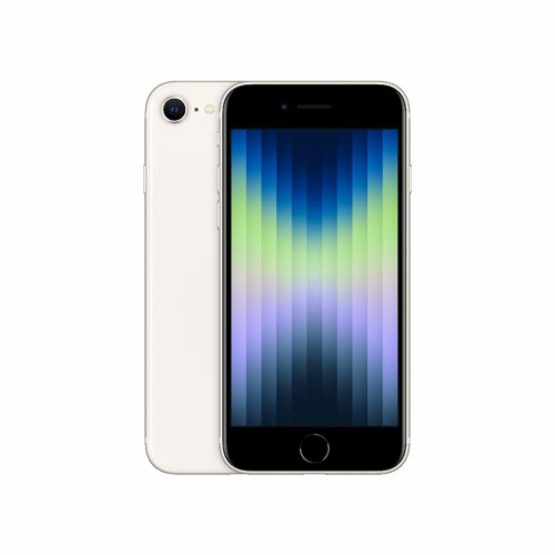 Refurbished iPhone SE 2022 64 GB Sterrenlicht Als nieuw + Nieuwe batterij
