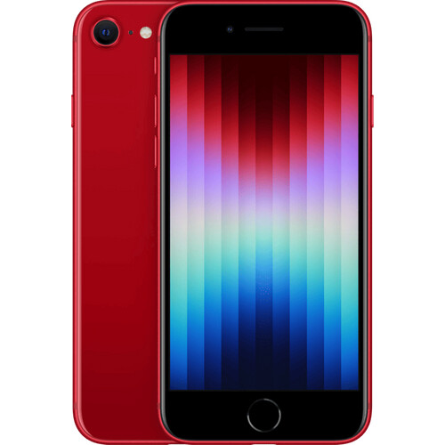 Refurbished iPhone SE 2022 64GB Rood (Zo goed als nieuw) Tweedehands
