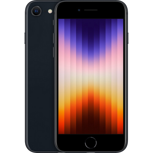 Refurbished iPhone SE 2022 64GB Zwart (Zichtbaar gebruikt) Tweedehands