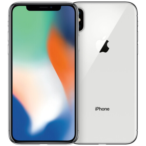Refurbished iPhone X 64 GB Zilver Licht gebruikt Tweedehands