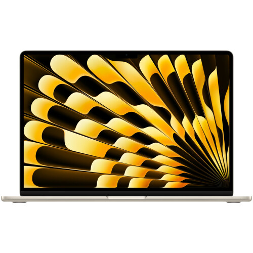 Refurbished MacBook Air 15 inch M3 8 GB / 256 GB Sterrenlicht Als nieuw Tweedehands
