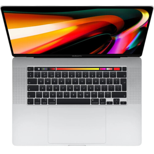 Refurbished MacBook Pro 16 inch Touchbar i7 2.6 512 GB Zilver 32 GB