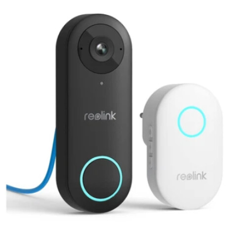 REOLINK Video Deurbel PoE - 2K Beveiligingscamera Buiten met Chime V2 - 180° Kijkhoek Tweedehands