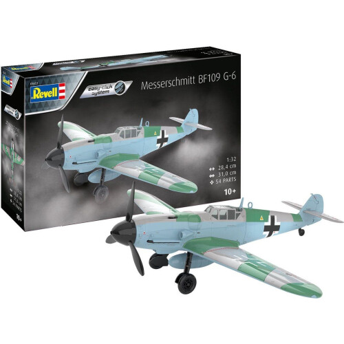 Revell Messerschmitt Bf109G-6 - Model Set 1:32 - Easy Click systeem - Inclusief 4 kleuren (1 stuk)