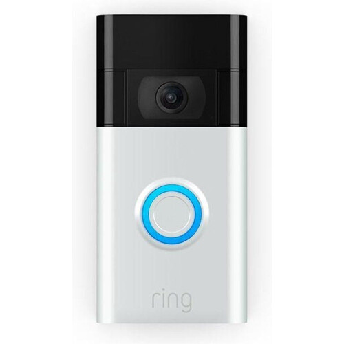 Ring Video Deurbel (2de generatie) - Draadloos - 1080p HD-video - Zilver Tweedehands