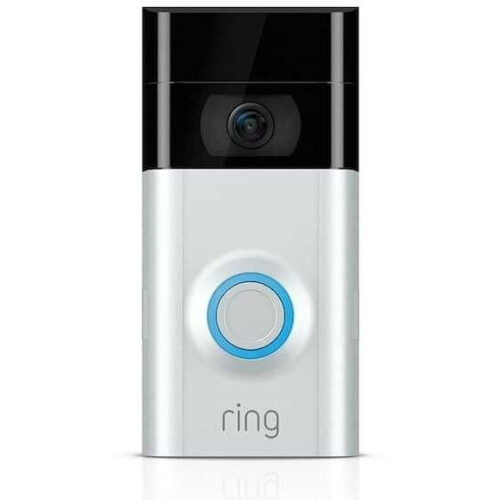 Ring Video Doorbell 2 - Video Deurbel - 1080p HD - Zilver/Zwart