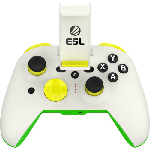 RiotPWR RP1925ESL - Gamecontroller - Bekabeld met audio-DAC - Geel Groen Wit