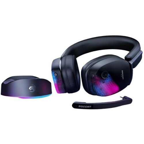 Roccat Syn Max Air - Gaming Headset - Draadloos 3D Audio - Inclusief Oplaadstation