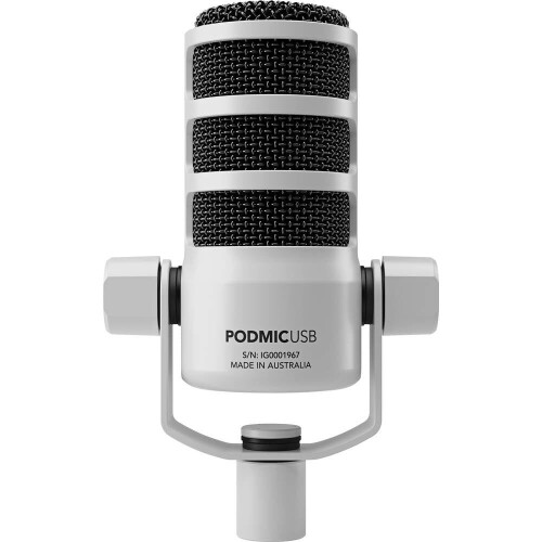 RØDE PodMic USB - Dynamische Podcastmicrofoon - USB-C XLR - Wit