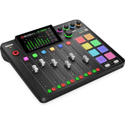 Rode RODEcaster Pro II - Geïntegreerde audioproductie studio - 4 microfoonvoorversterkers - Zwart