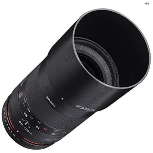 Rokinon 100 mm F2.8 ED UMC - Vollformat Teleobjectief - Macro met AE-Chip voor Nikon DSLR