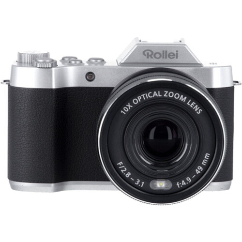 Rollei Powerflex 10x Retro - Superzoom compactcamera - 64 MP - 10x zoom - Zwart Tweedehands