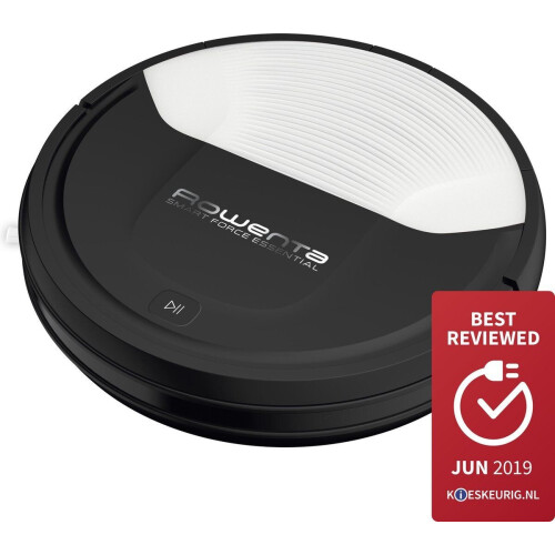 Rowenta Smart Force Essential RR6927 - Robotstofzuiger - 3 reinigingsprogramma's - Zwart/Wit Tweedehands