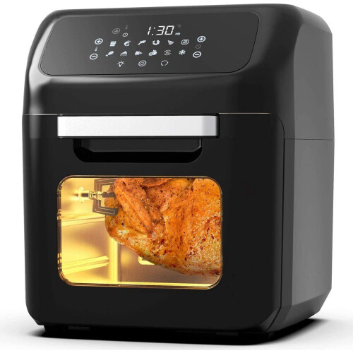 Royalty Line AFO-12601 - Airfryer Oven XXL - 12 Programma's - 12 Liter - 1800W - Zwart Tweedehands
