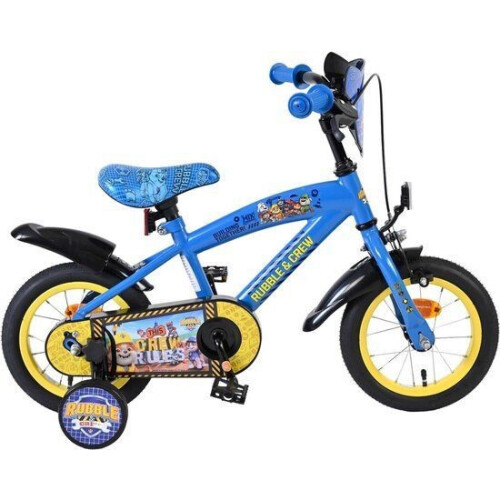 Rubble&Crew - Kinderfiets - 12 inch - Blauw